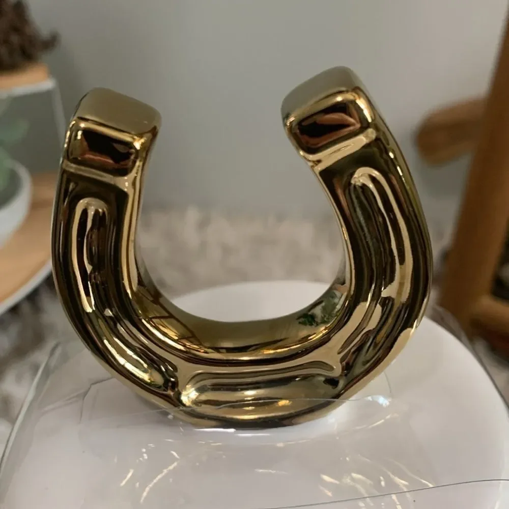 Rae Dunn Artisan‎ Collection By Magenta Ceramic Horseshoe Lucky To Have You Mug